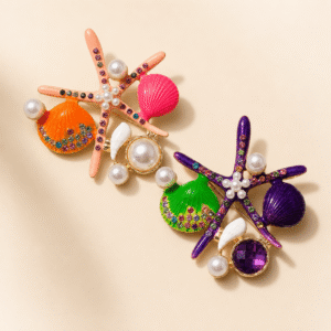 Sea Star Pearl Brooch — بروش نجمة البحر مع اللؤلؤ